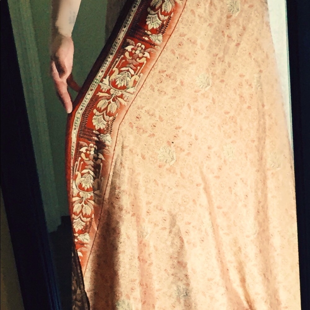 Silk Sari Wrap Skirt - Reversible Multi Wrap Skirt